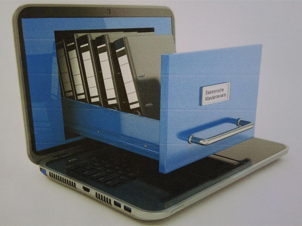 offener Aktenschrank